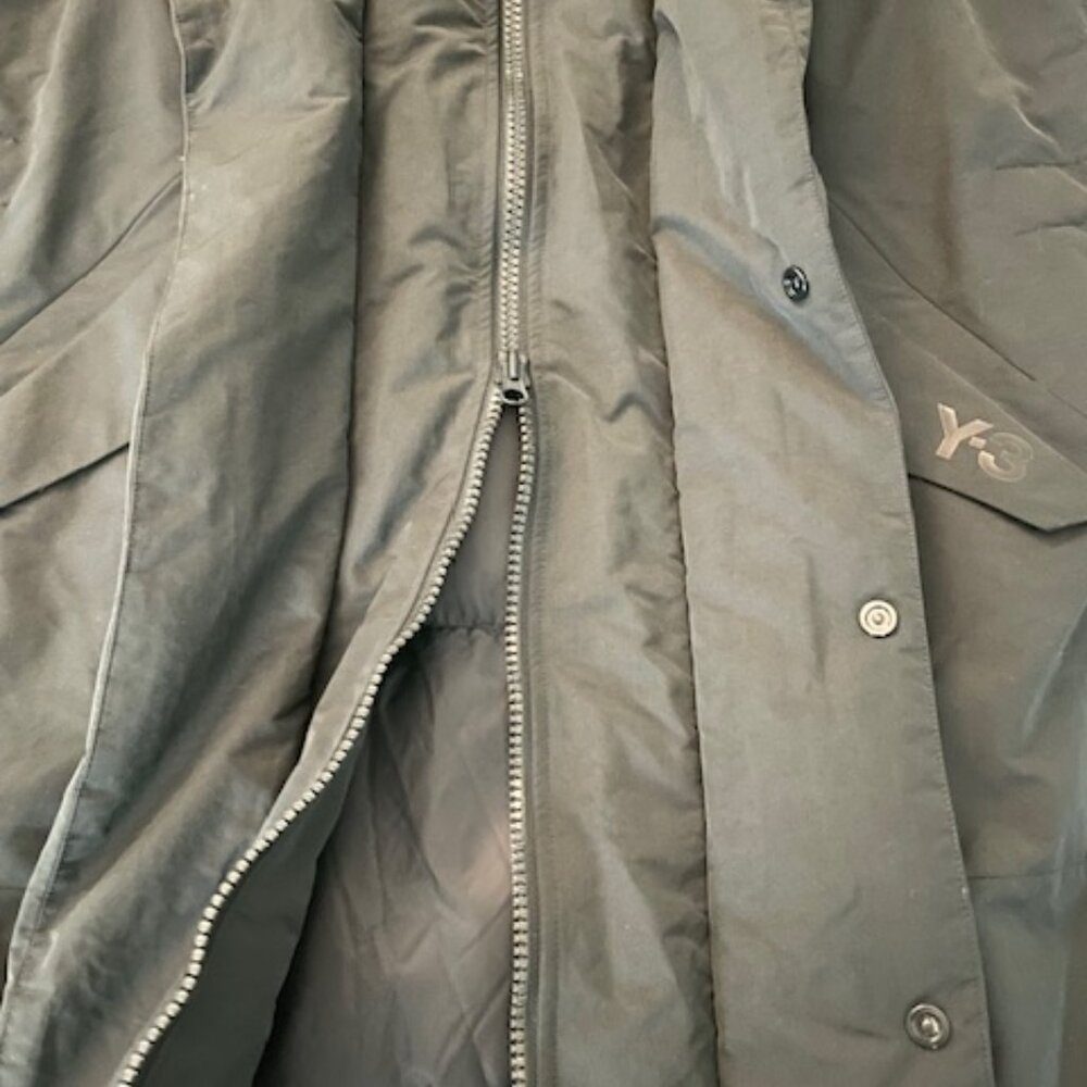 NWT Y3 Adidas Vest Coat XXS Fits XS Small Puffer Adjustable Hooded Black $945 - Picture 10 of 14